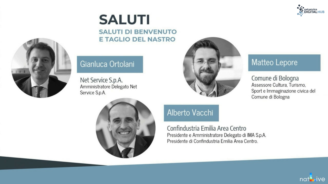 Inaugurazione Net Service Digital Hub Bologna -Diretta Parte 1-