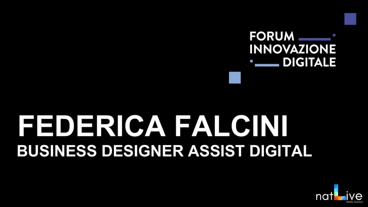 Forum Innovazione Digitale -Live From Stage: Federica Falcini-