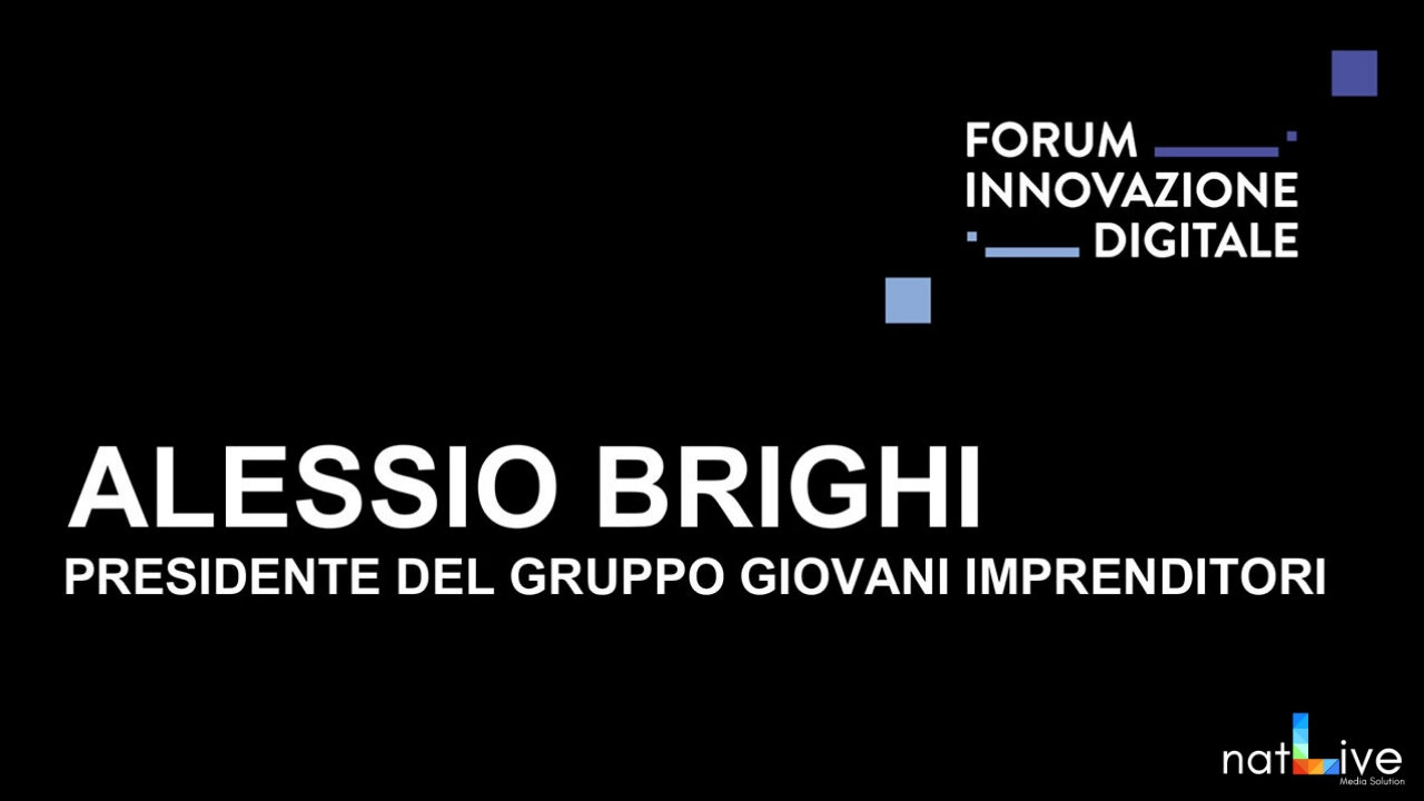Forum Innovazione Digitale -Live From Stage: Alessio Brighi-