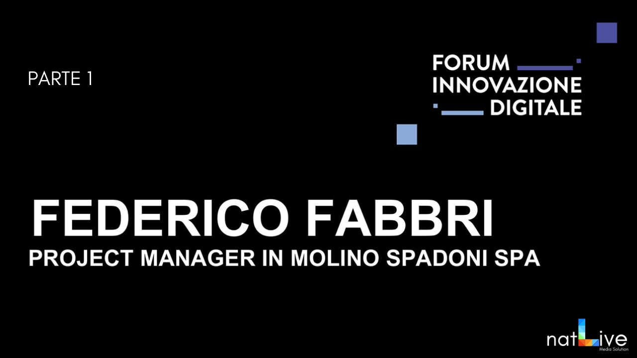 Forum Innovazione Digitale -Live From Stage: Federico Fabbri Parte 1-