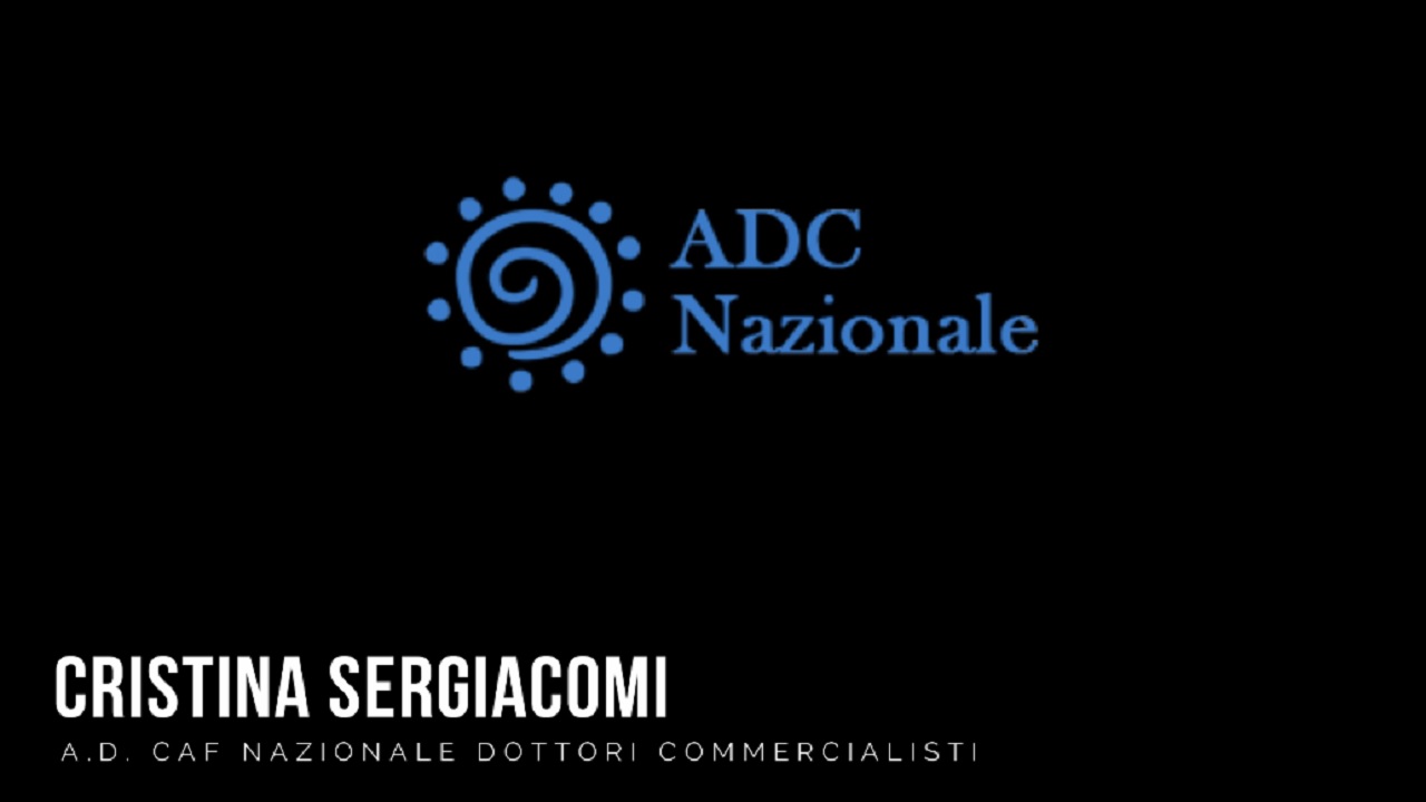 Intervista a Cristina Sergiacomi -A.D. CAF Nazionale Dottori Commercialisti-