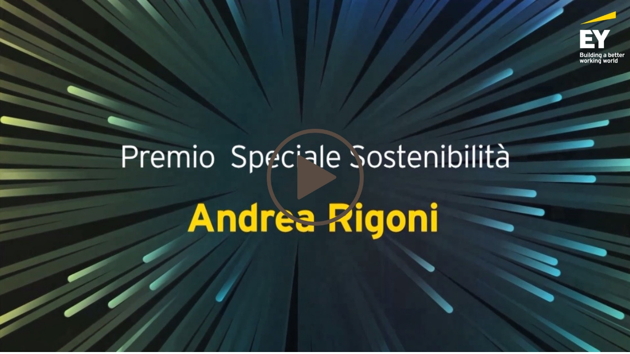 EY -Imprenditore dell'anno 2018 (EOY)- Andrea Rigoni-Premio Speciale Sostenibilità-
