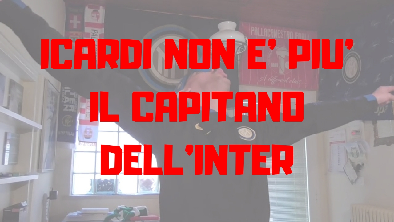Mauro Icardi non è più il Capitano dell'Inter