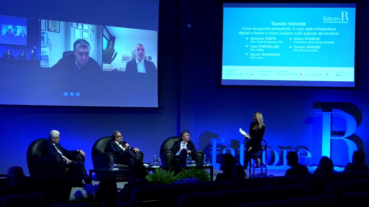 fattore R 2020 -Tavola Rotonda: Giuseppe Costa, Fabio Porcellini, Claudio Schiavoni, Matteo Storchi e Tommaso Tarozzi