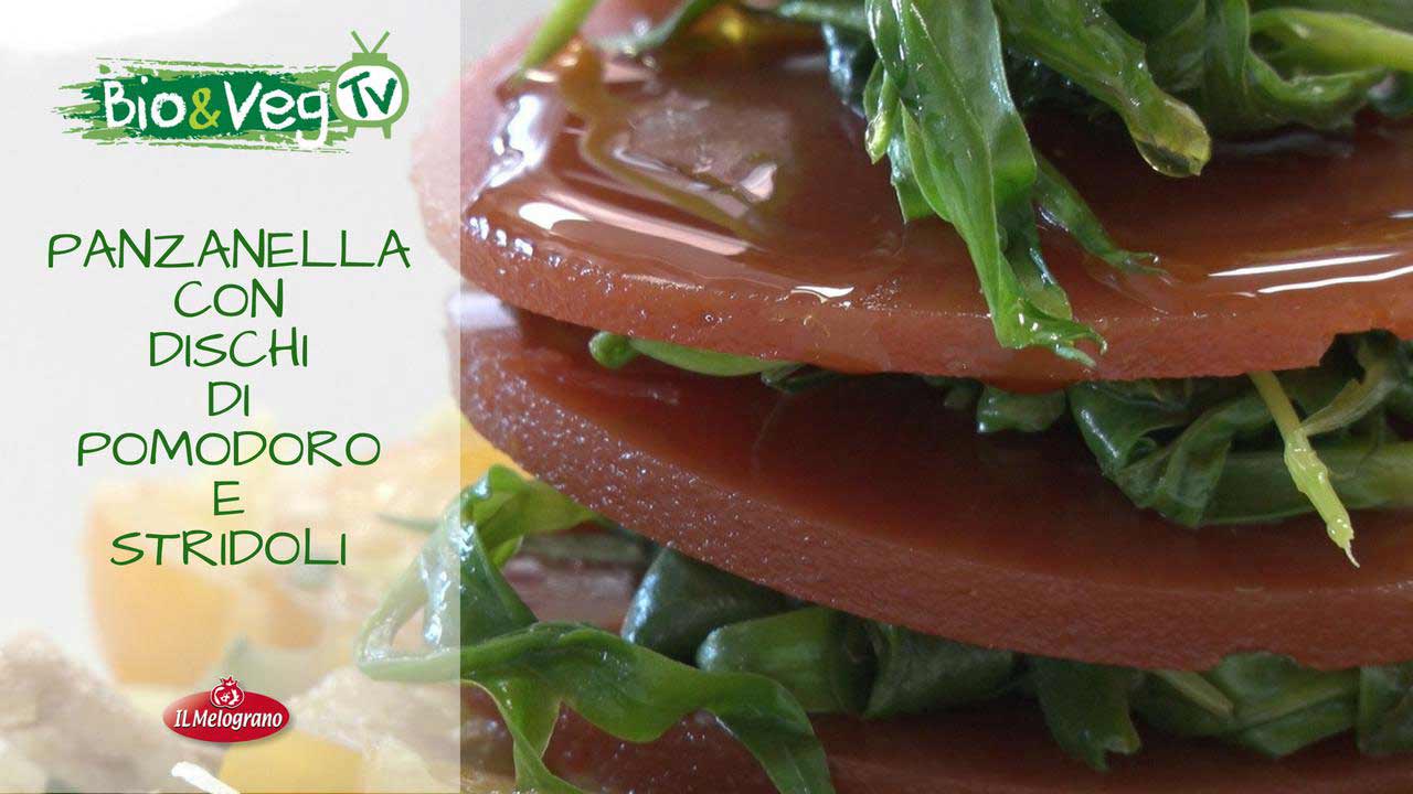 Panzanella con Dischi di Pomodoro e Stridoli