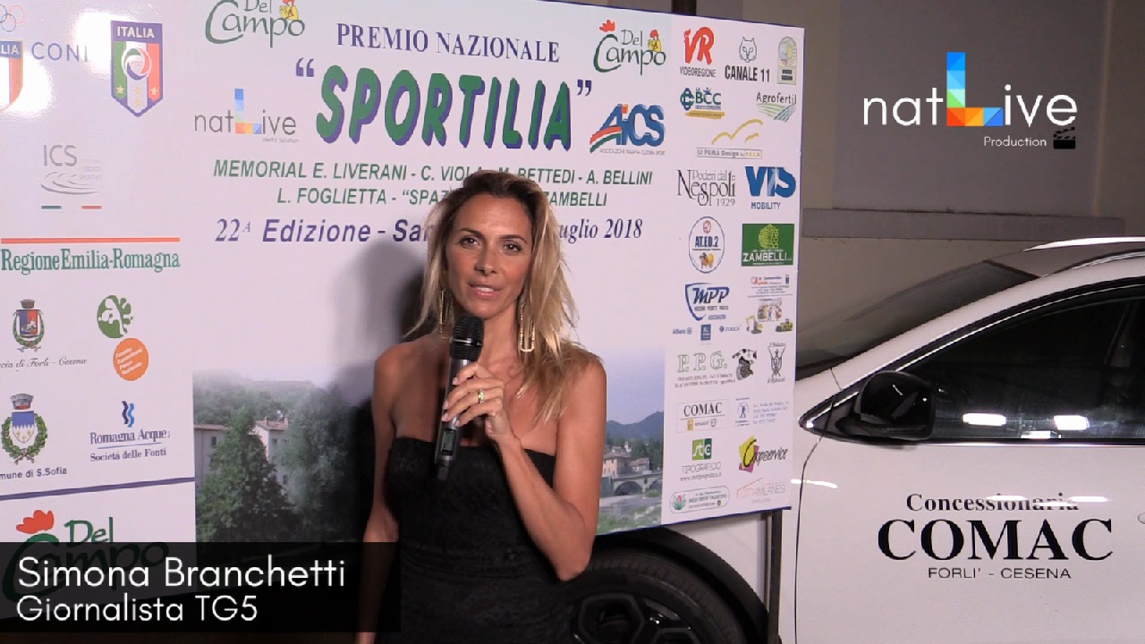 Premio Sportilia 2018 - Simona Branchetti - Giornalista TG5