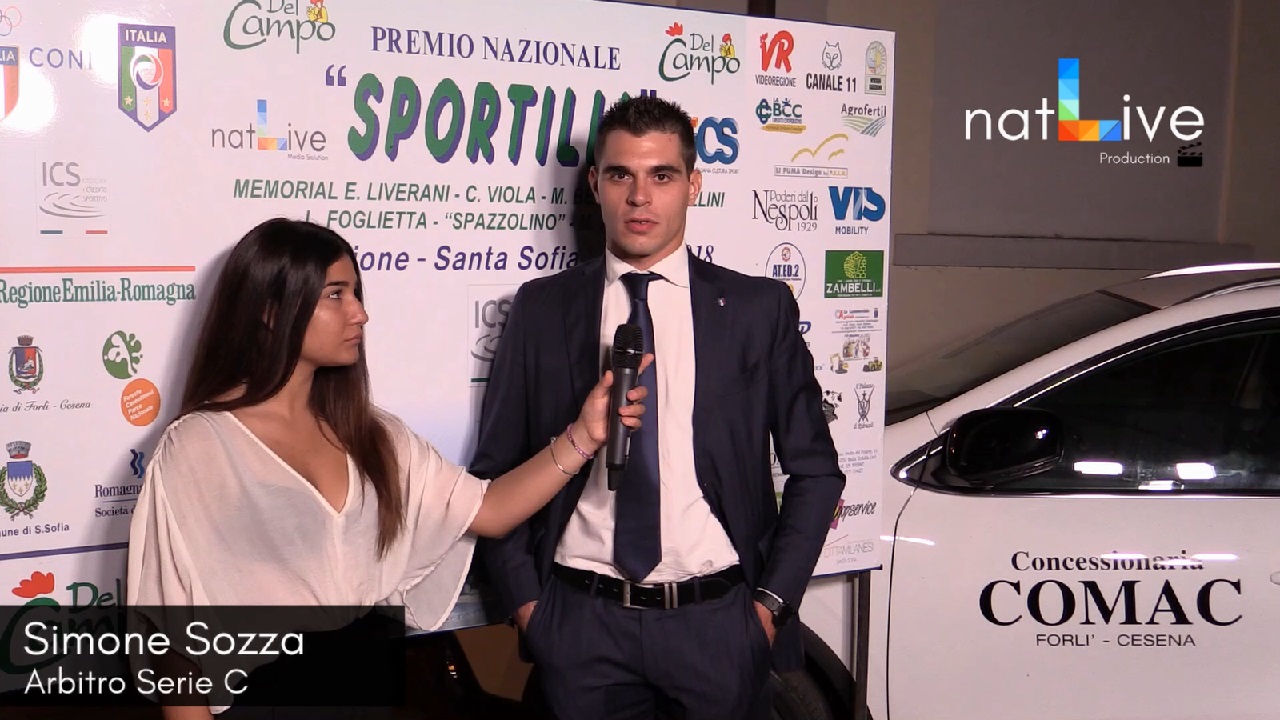 Premio Sportilia 2018 - Simone Sozza - Arbitro Serie C